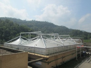 污水池膜结构